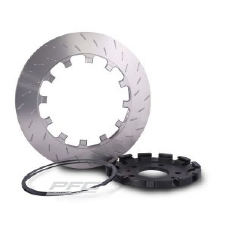 Race brake disc - Porsche 997 GT3 Cup rear
Gen. 1 + 2
slotted V3 disc assembly